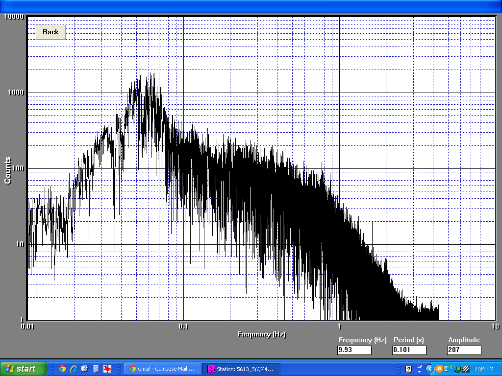 seismic monitor earthquake detector Infiltec QM-4.5LV Seismograph Seismometer 